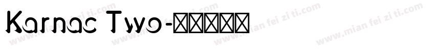 Karnac Two字体转换